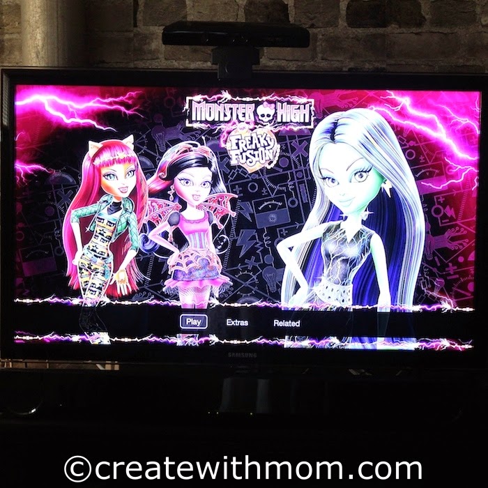 Create With Mom MHFreakyFusion Viewing Party and Monster High DVD