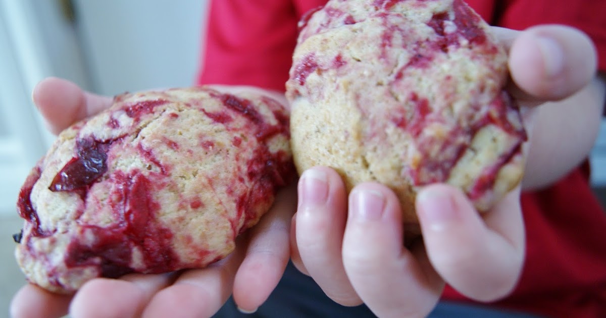 C'est bon dans l'bedon Biscuits explosion de canneberges