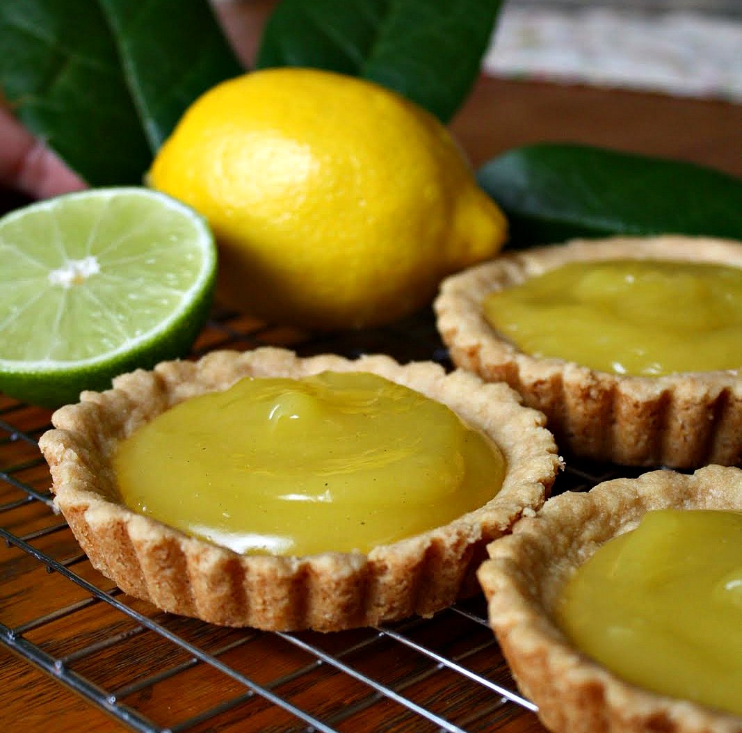 Jane's Sweets & Baking Journal LemonLime Tarts with Semolina
