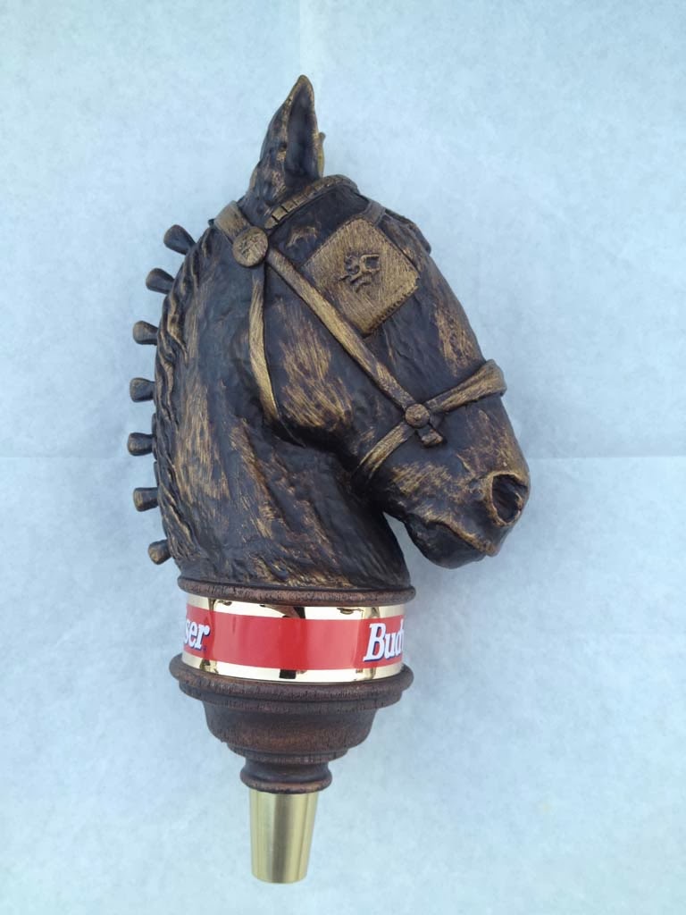 Amazing Beer Tap Handles Tap Handle 331 Budweiser Bronze Clydesdale