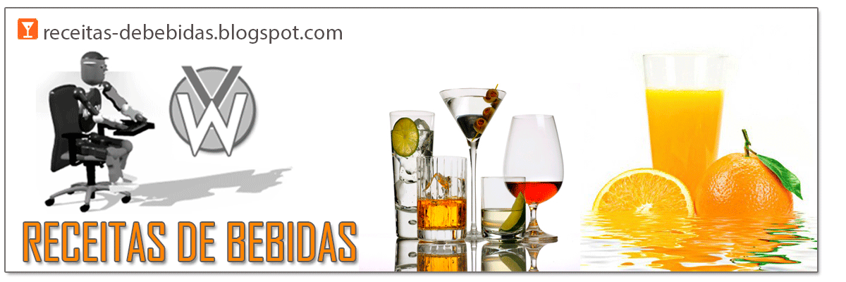 Receitas de Bebidas, Batidos, Sem Álcool e Aperitivos