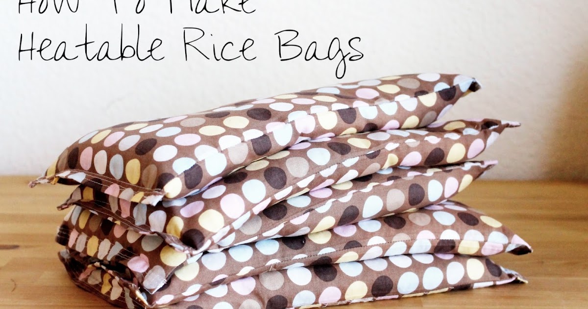 Make It Handmade Heated Rice Bag Tutorial + Bonus Wrapped Corner Tutorial!