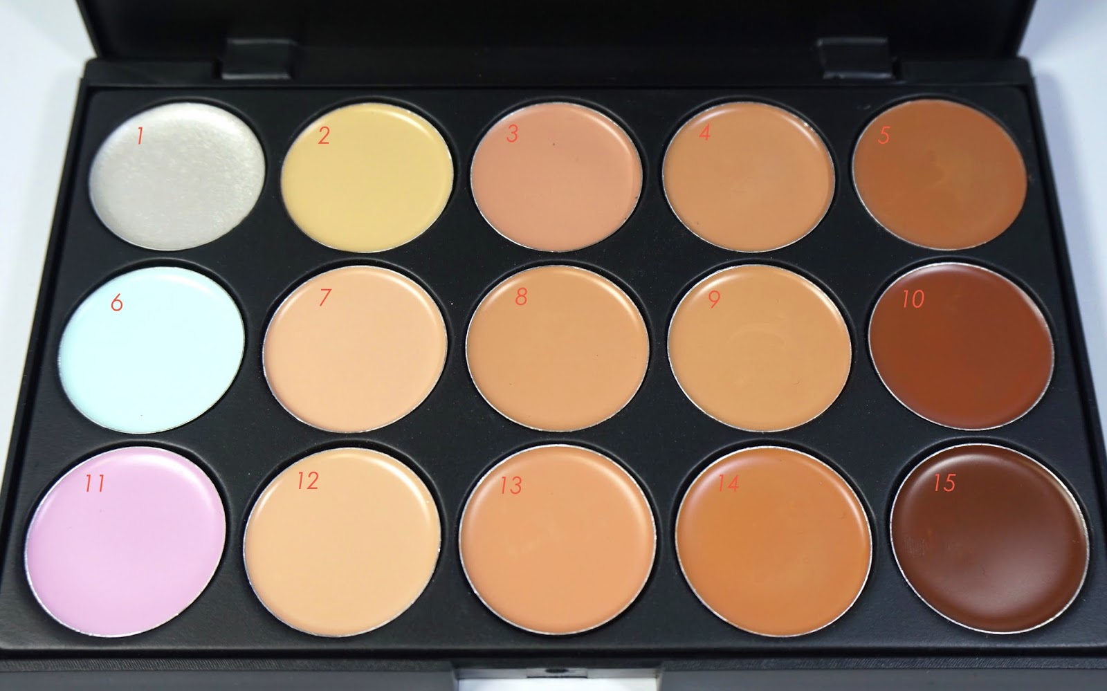 Prostudio Pro 15 Color Corrector Palette Review + Swatches The Beauty