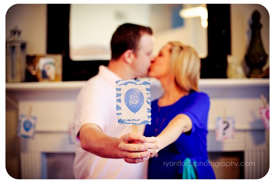 Ryan Flores Photography reveal party, it's a boy {houston event