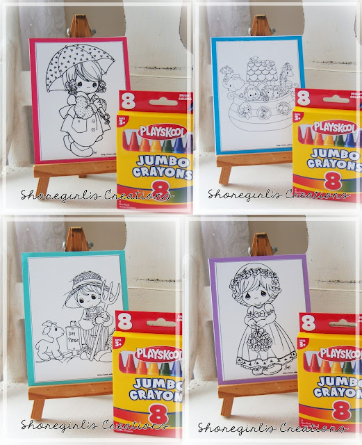 Shoregirl's Creations: Coloring Pages to Cards