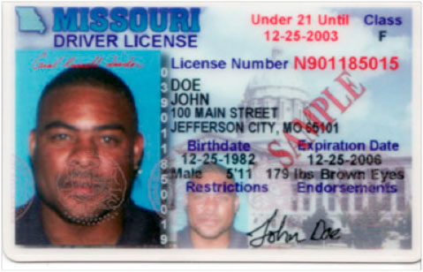 Drivers License Restriction Codes Missouri