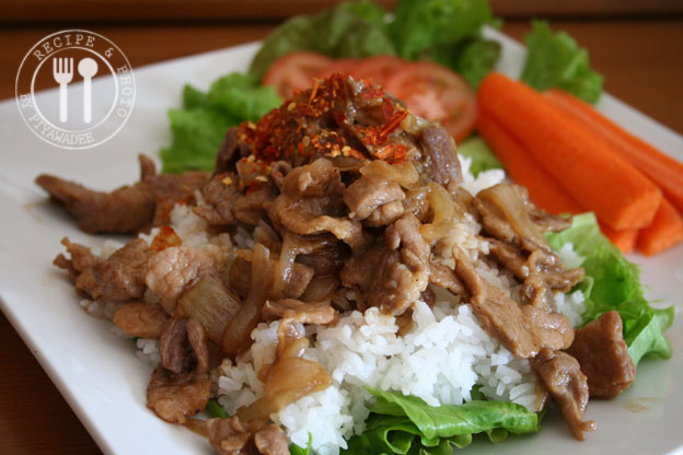 Roerbakken Varkensfilet met Sojasaus : Mu Phad Sie Eiw