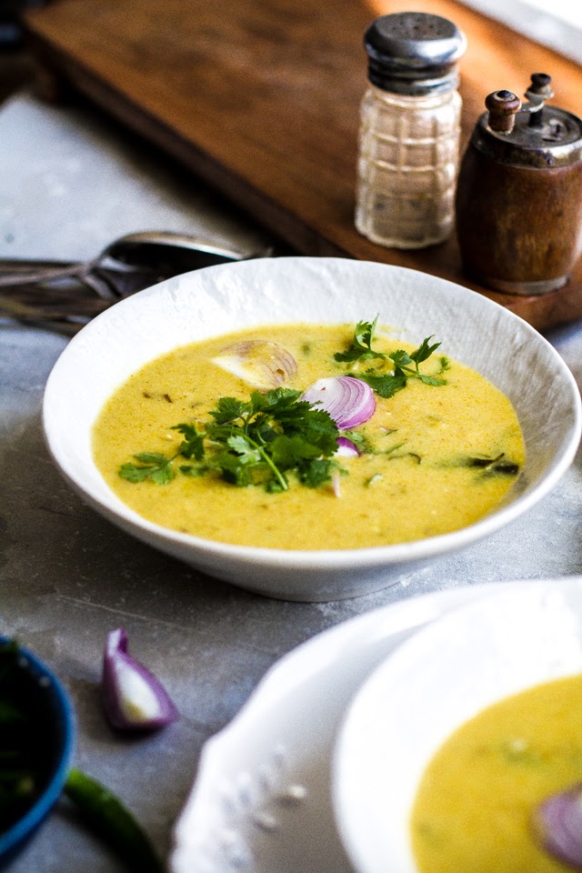 Kadhi Spiced Hot Yogurt Soup Journey Kitchen