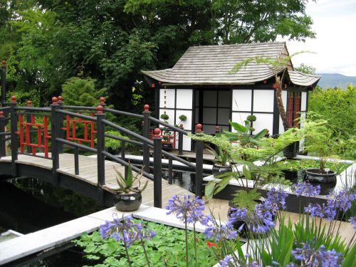 Japanese Garden Bridges Pavilions Home Garden Design
