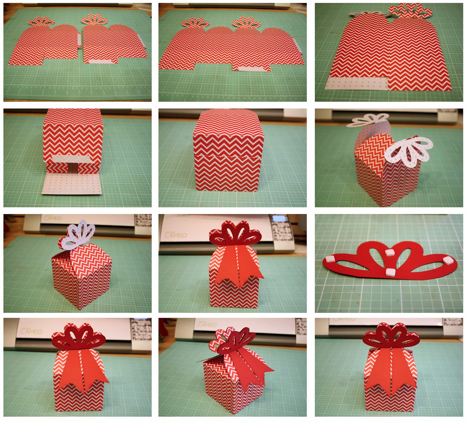 Bits of Paper Top Locking Bow Boxes!
