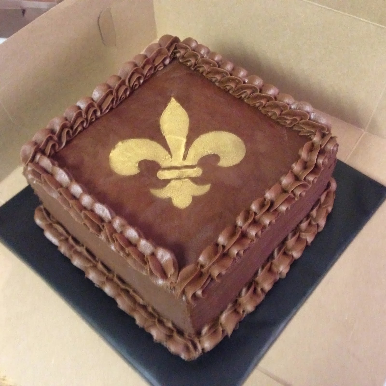 Cakes By Mindy Chocolate Fleur De Lis Cake 8 Quot