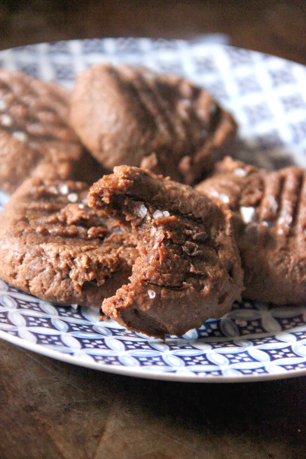 My Happy Place salted chocolate peanut butter cookies