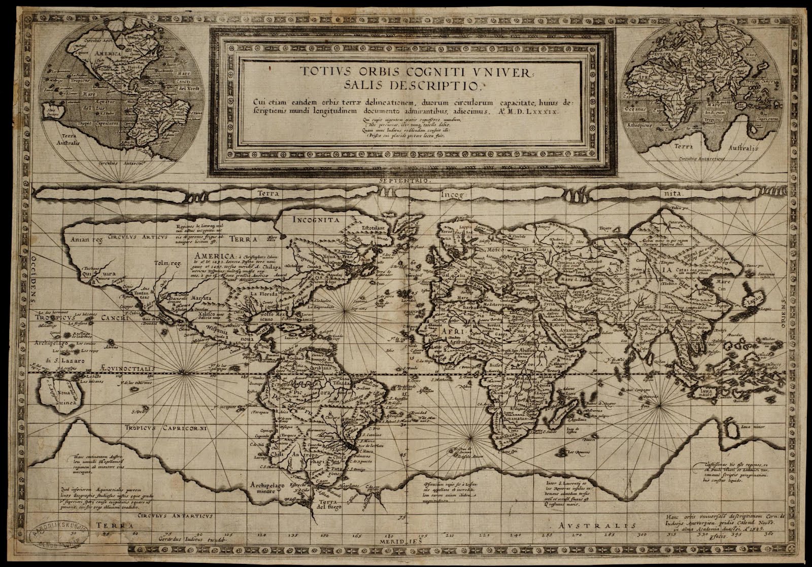 S VIKAS World Map 16th Century