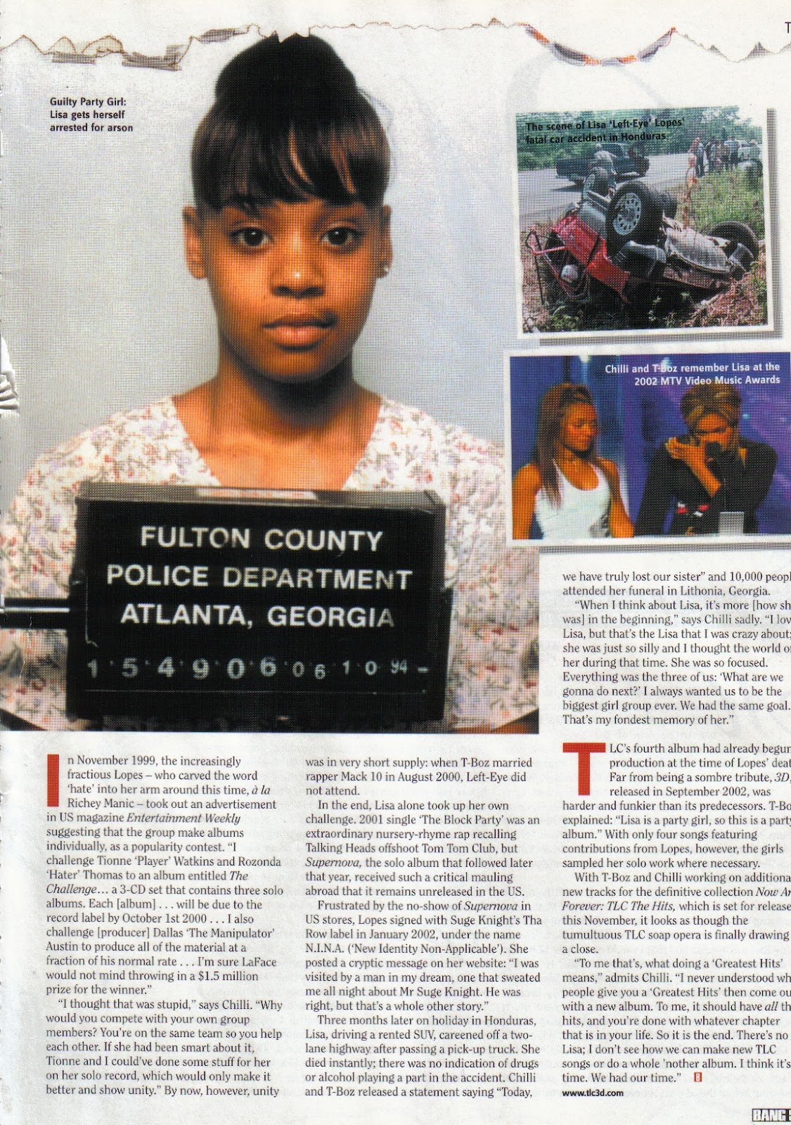 COLLECTAPAGE An interview with Rozonda Thomas Chilli from TLC