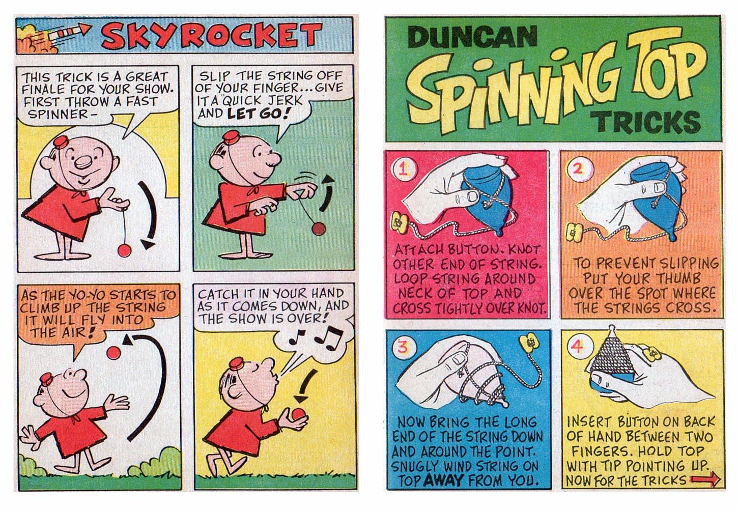 and everything else too Duncan YoYo Tricks '62