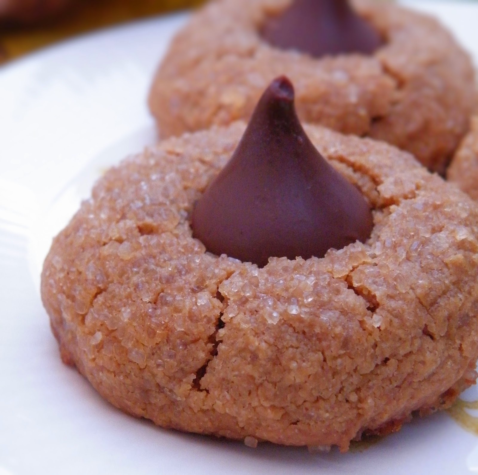 Vittles and Bits (Flourless) Peanut Butter Blossoms