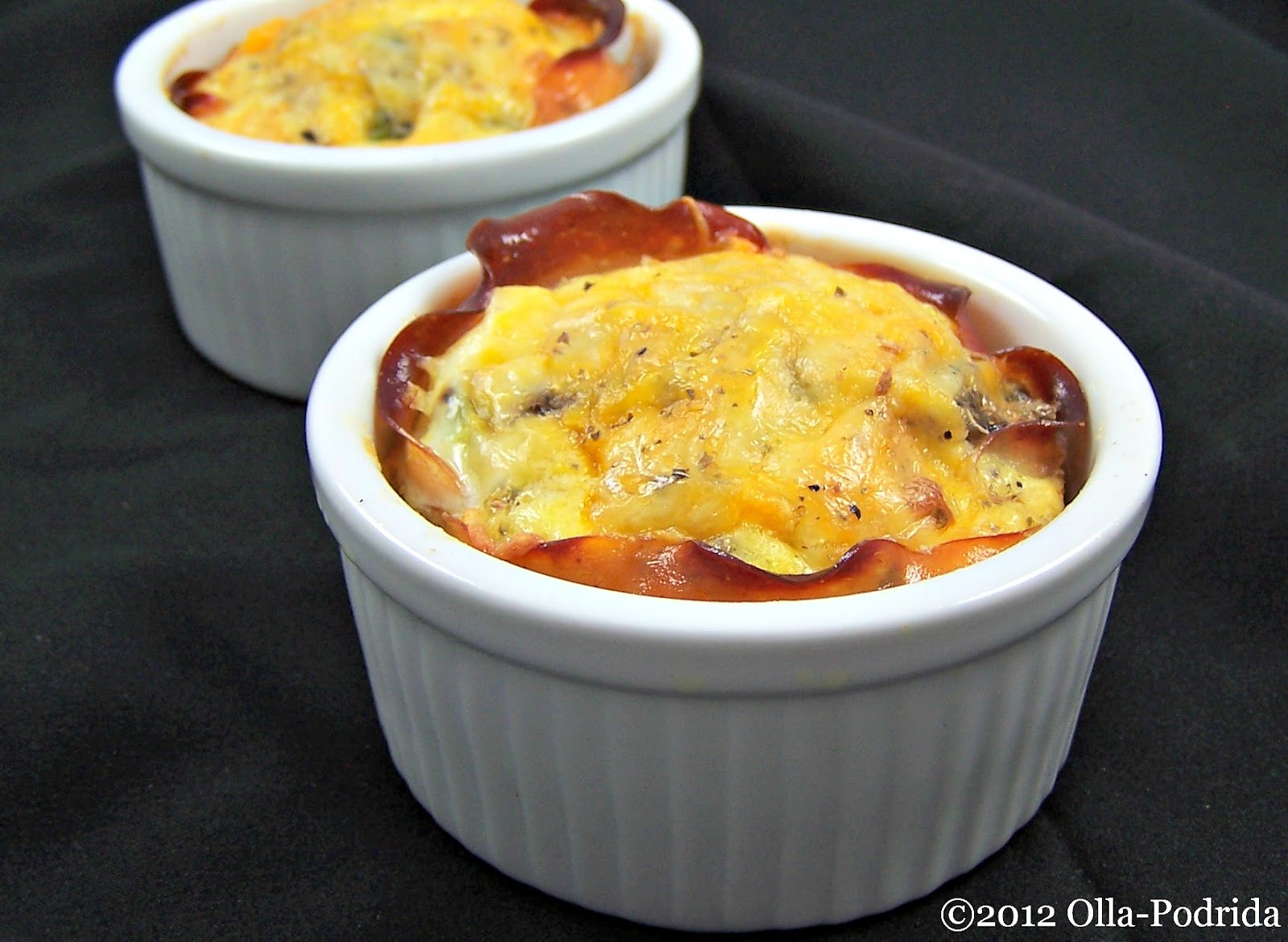 OllaPodrida Baked Eggs in Ham Cups