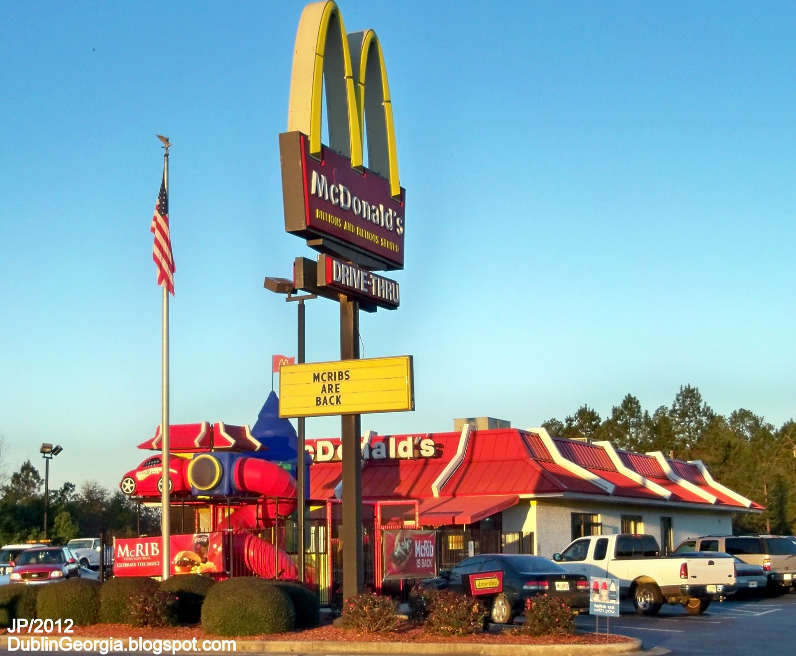 Restaurant Fast Food Menu McDonald's DQ BK Hamburger Pizza Mexican Taco