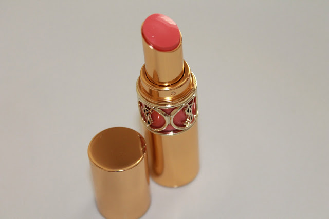 YSL Rouge Volupte Shine in Corail Intuitive, No 15.