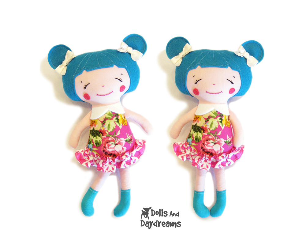 * Dolls And Daydreams Doll And Softie PDF Sewing Patterns Small Doll