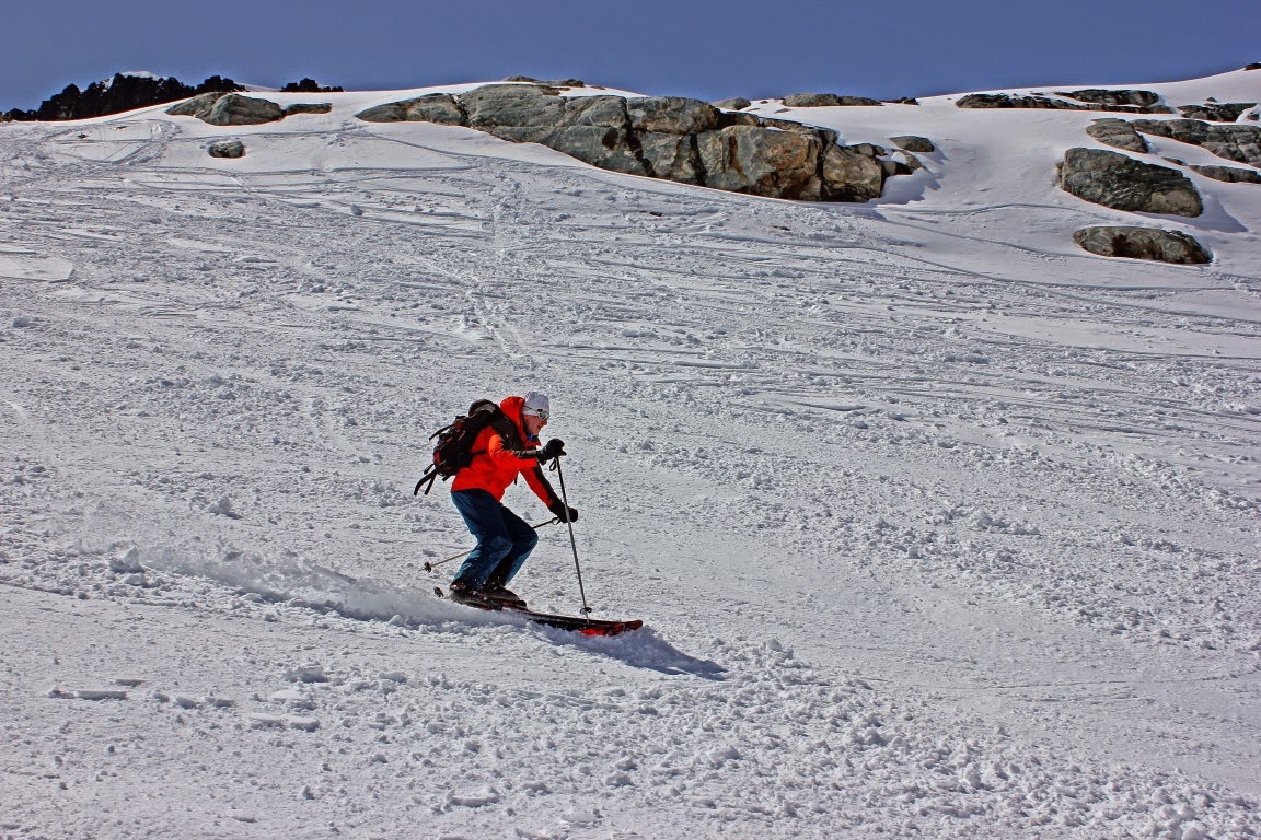 Skiing at Whistler, B.C