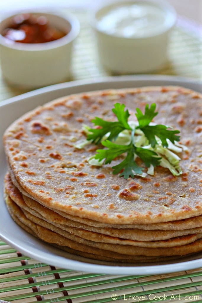 Cabbage Paratha Lincy's Cook Art