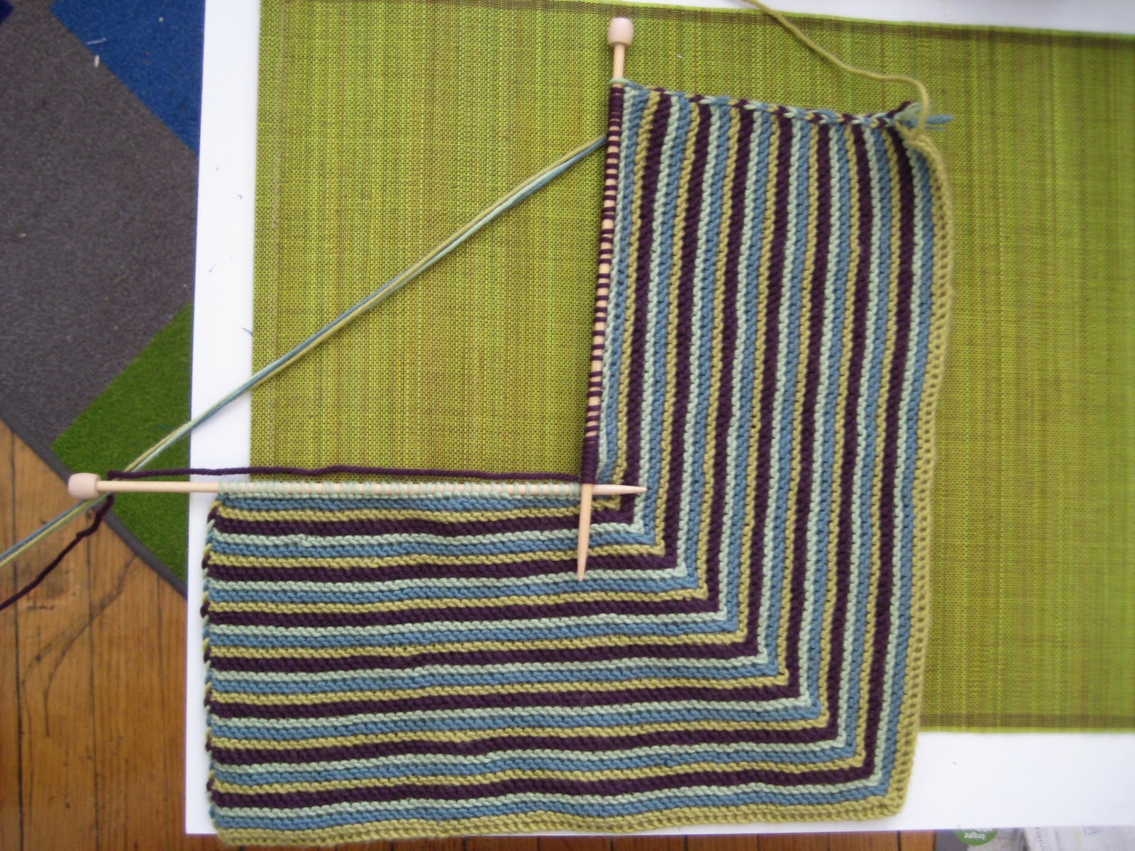 SchizoArt Domino Knitting Hyde Park Pillow