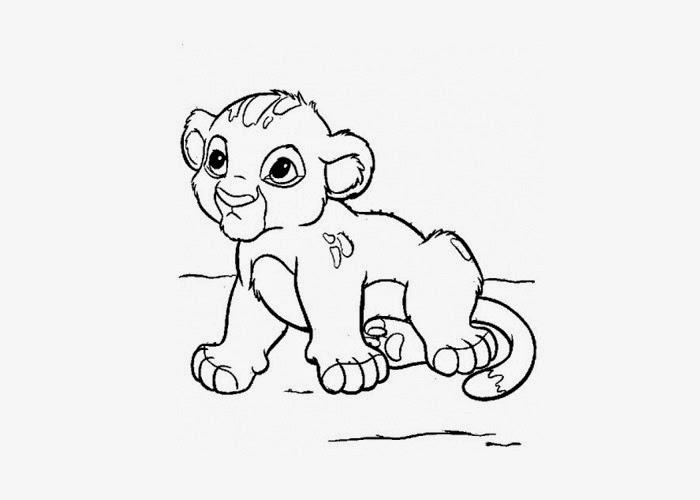 Baby lion coloring page | Free Coloring Pages and Coloring Books for Kids