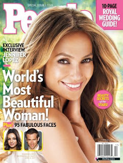 Jennifer Lopez named "world's most beautiful woman" by People Magazine! People+mag