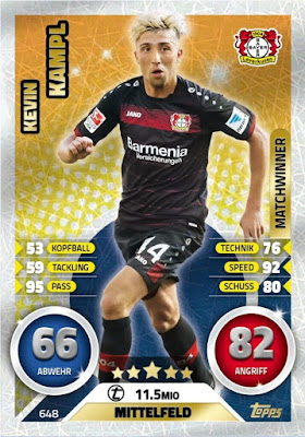 Match Attax EXTRA 16//17 2017-476-JAN ROSENTHAL