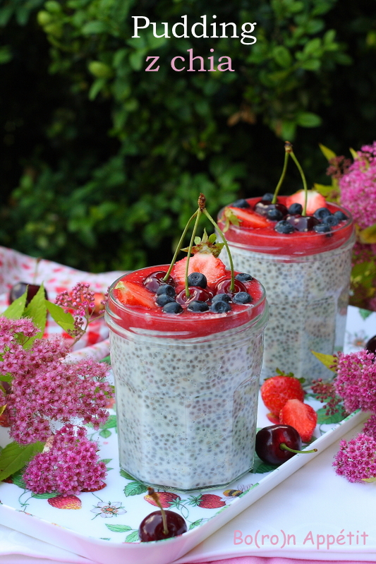 Blog Bo(ro)n Appétit Pudding z chia