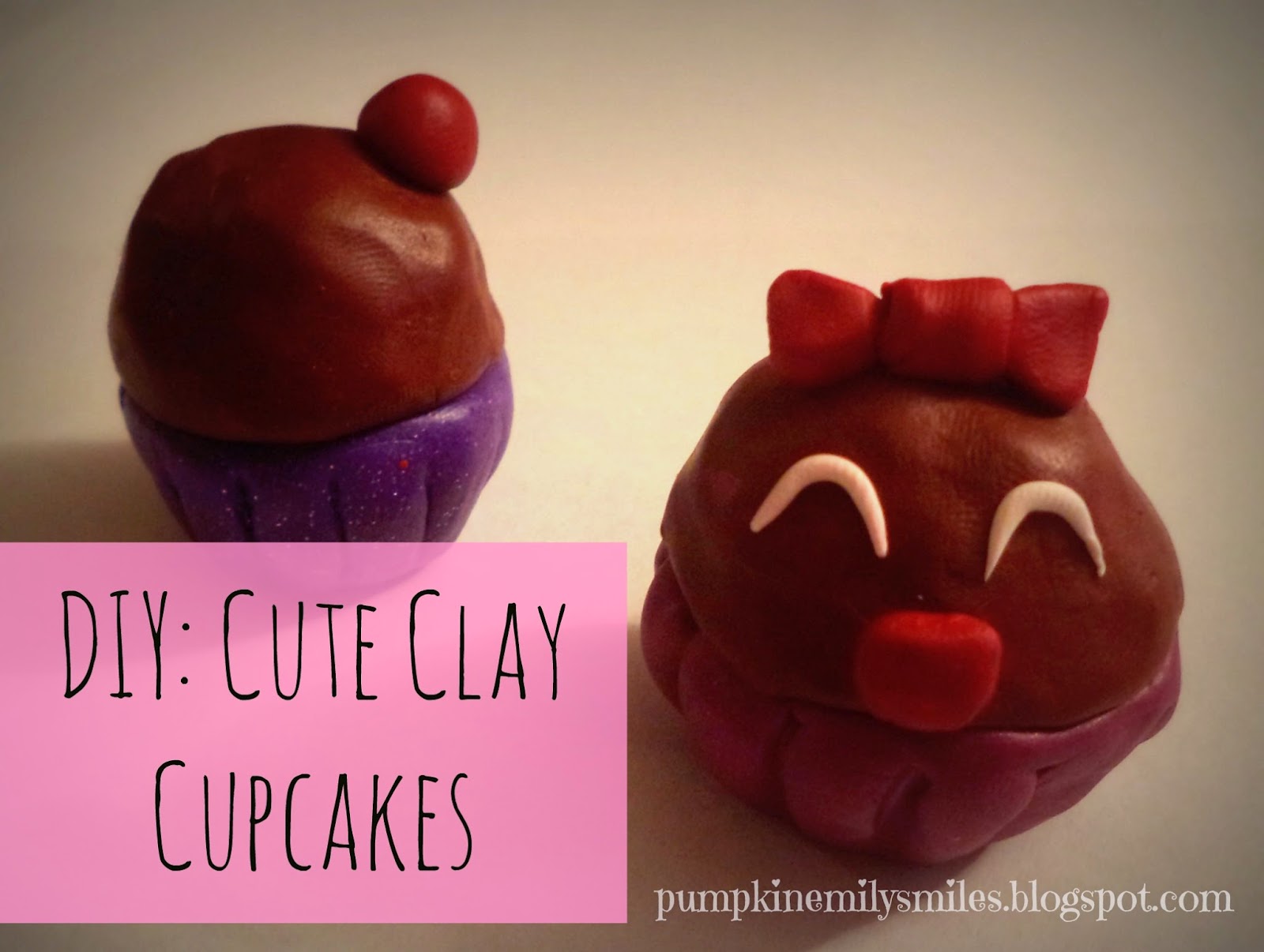 DIY: Cute Clay Cupcakes