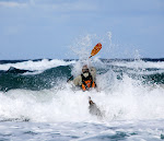kayak surfing