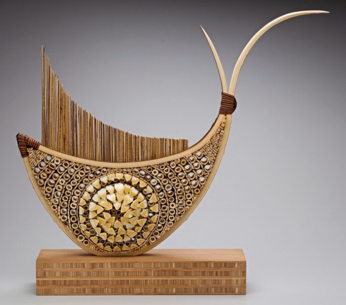 contemporary woven bamboo crafts