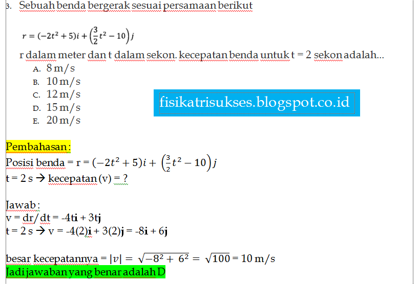 Kumpulan Soal Dan Pembahasan Fisika Kelas 11 Semester 2 Doc