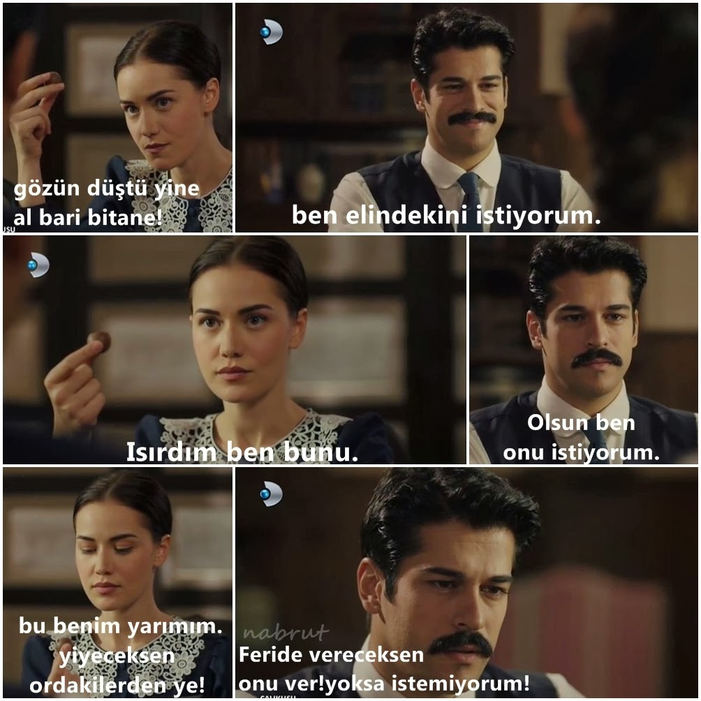 Çalıkuşu Dizisi 8.Bölüm Replikleri Nabrut Fıdıllıoğlu