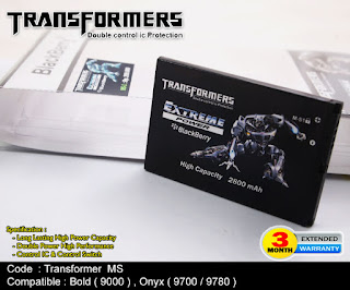 Baterai Blackberry Double Power MS-1 Transformer 