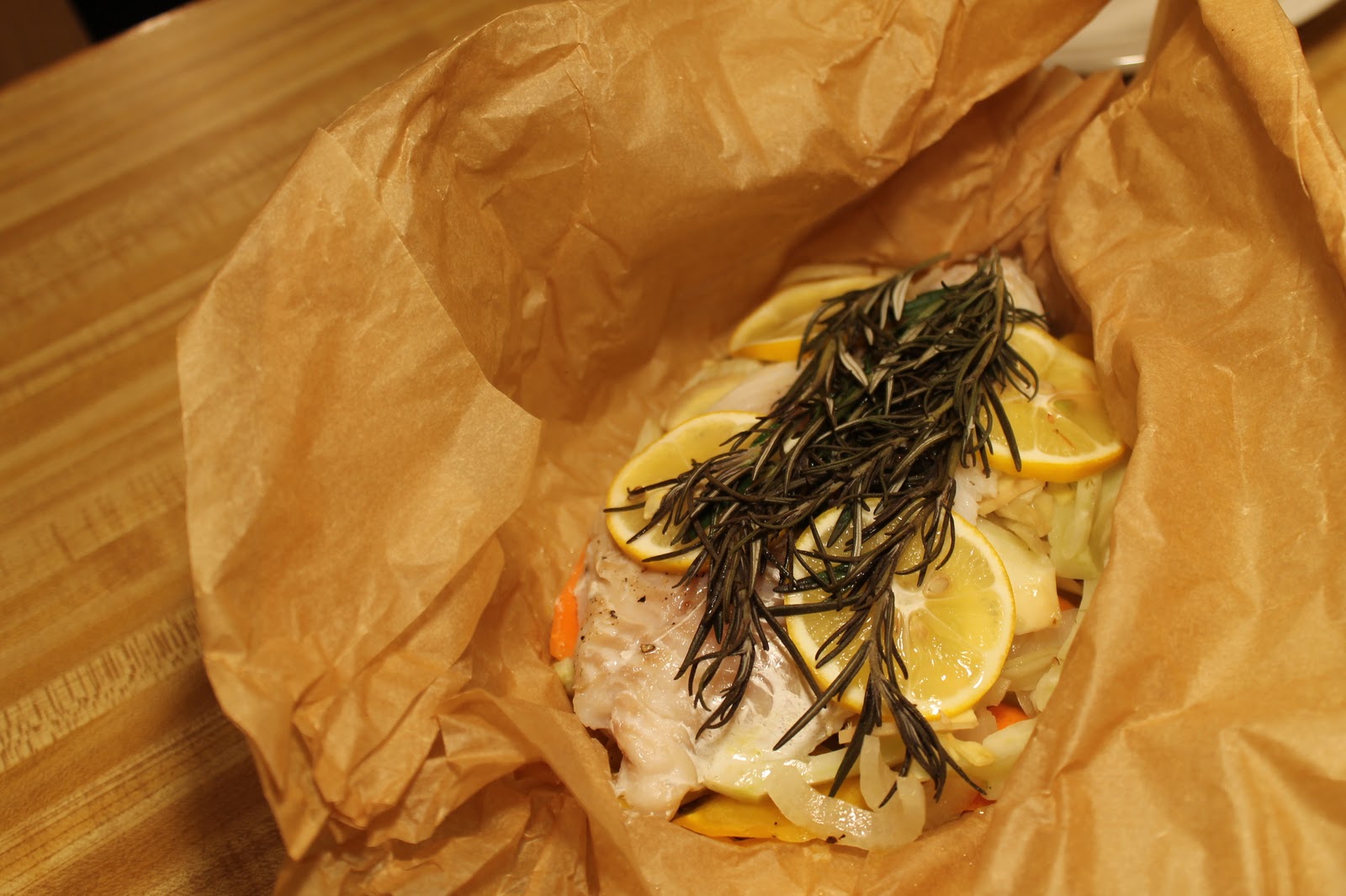 ty's kitchen Parchment Paper Steamed Fish