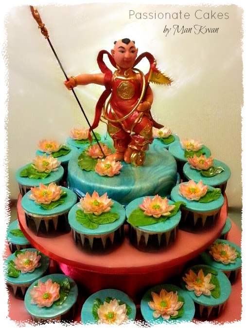 Passionate Cakes 莲花三太子 Chinese Deity Ne Zha