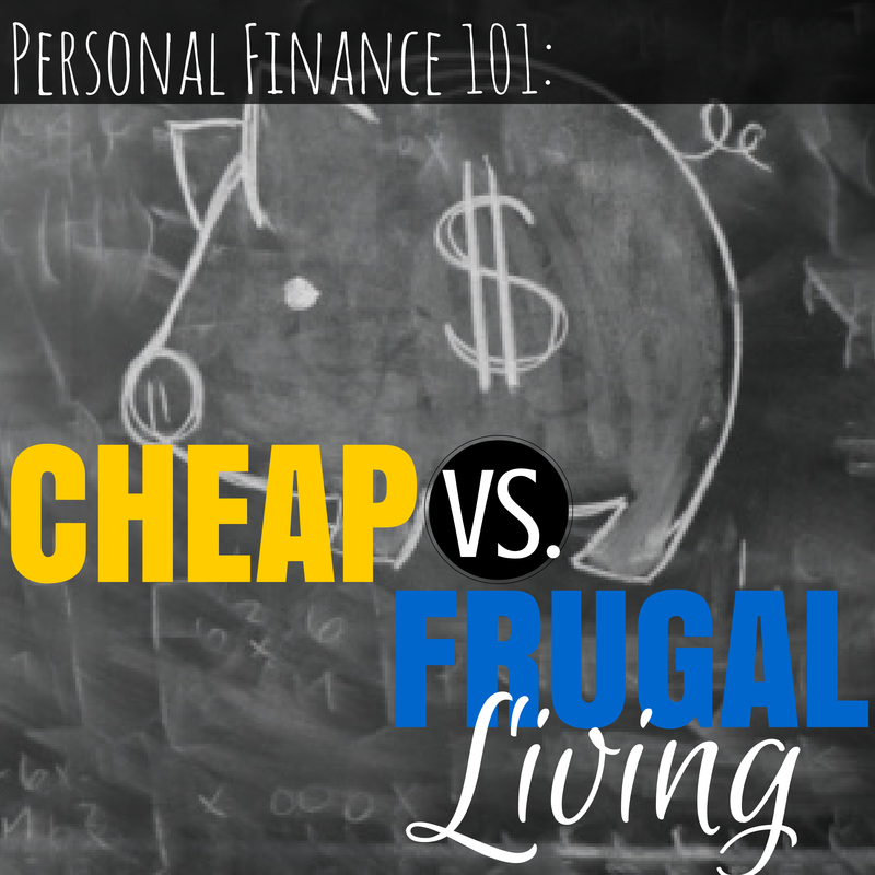 Cheap Vs Frugal Chart