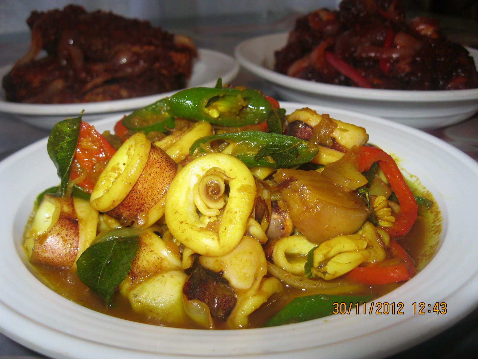 RESEPI CIKGU ANI SOTONG GORENG KUNYIT