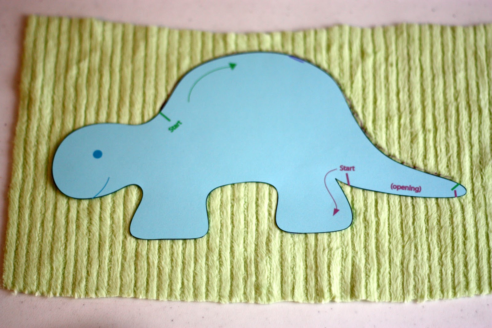 dinosaur sewing pattern