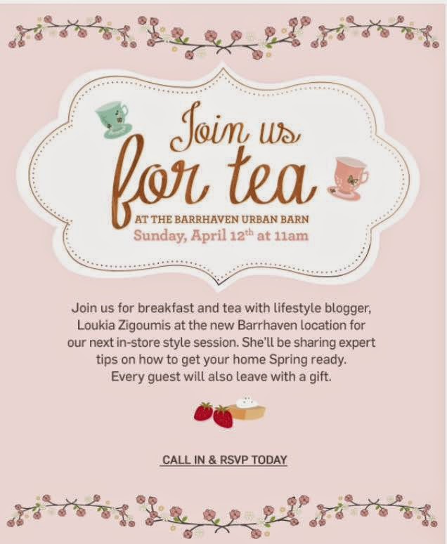 You Re Invited To Have Breakfast With Me At Urban Barn Barrhaven