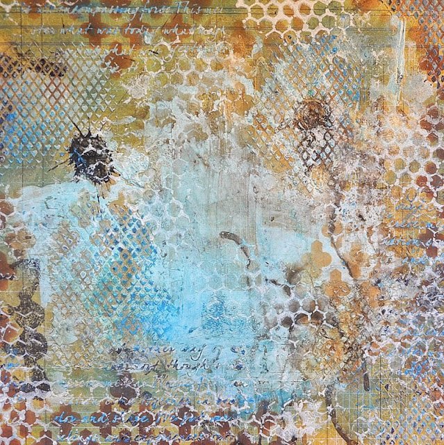 SCRAP ADDICT Mixed Media Background Tutorial