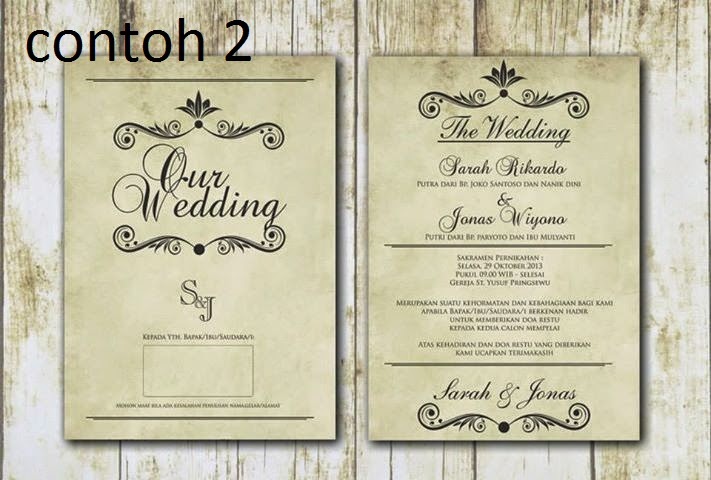 desain label undangan pernikahan