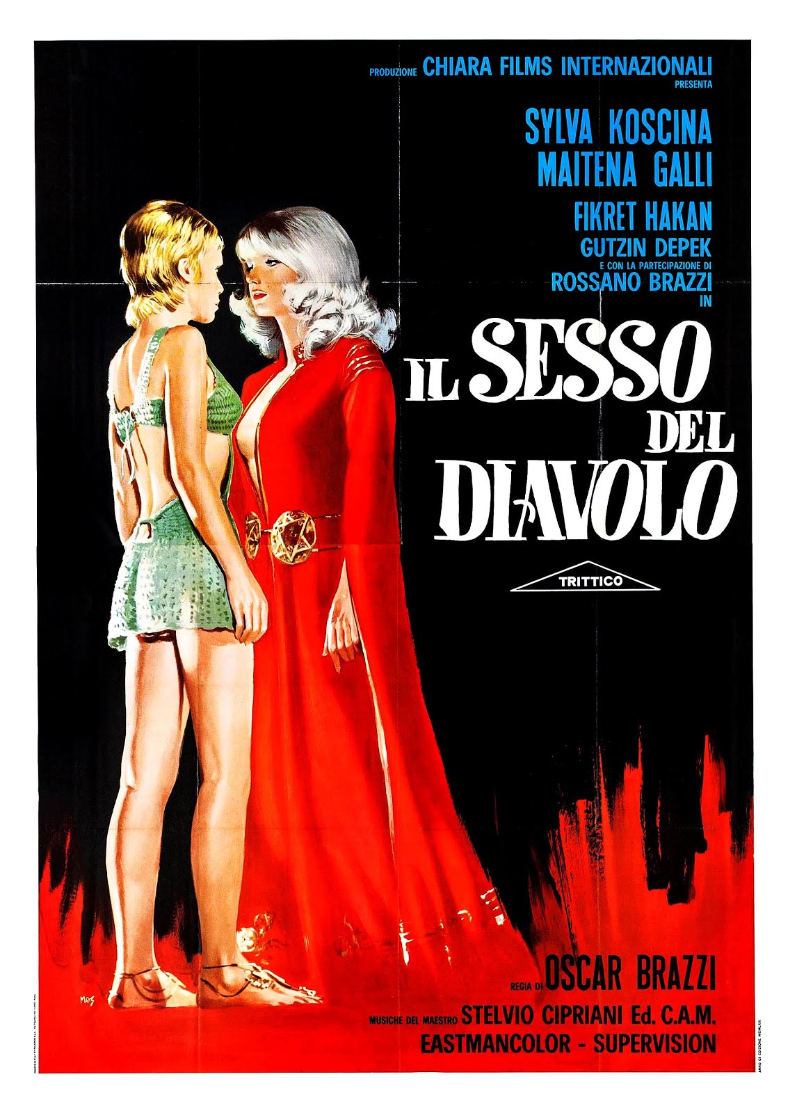 Il sesso del diavolo : Trittico (1970) Oscar Brazzi - (Inédit en France)