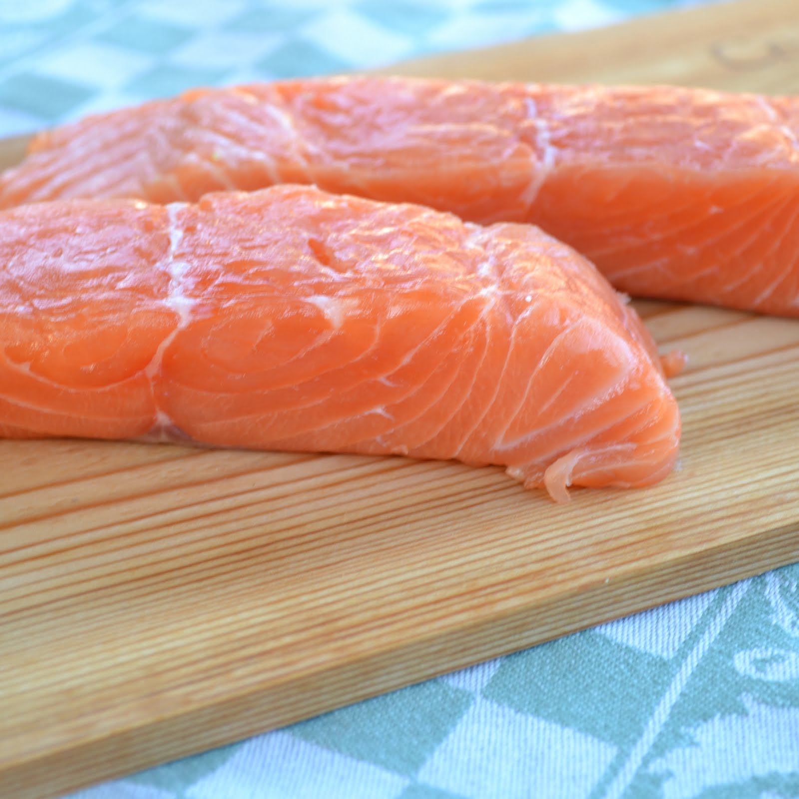 Kitchen Catharsis Cedar Planked Salmon with Dill Sauce, Heaven on a Plank