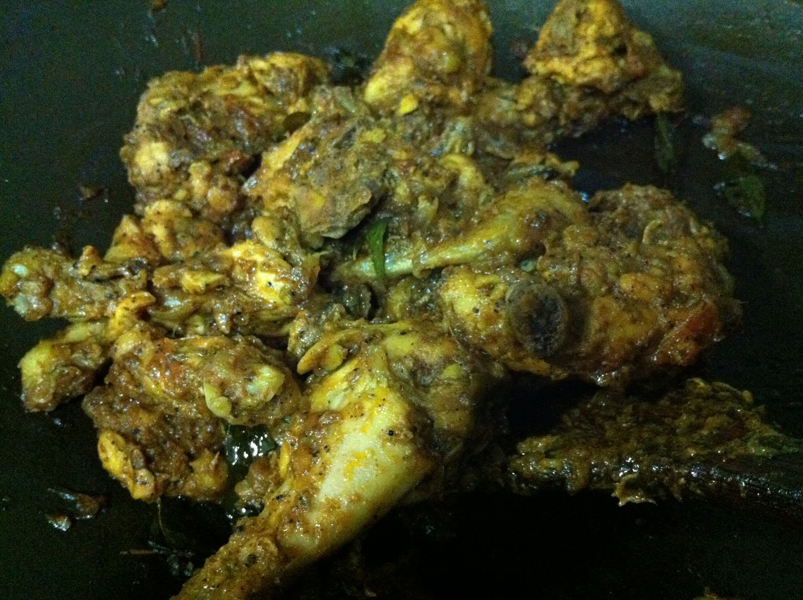 Kitchen Diaries Challenge 2013 Black Pepper Chicken Curry