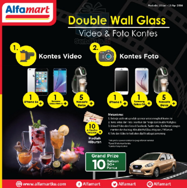 Kontes Foto & Video Double Wall Glass Berhadiah 2 iPhone Kontes Foto & Video Double Wall Glass Berhadiah 2 iPhone