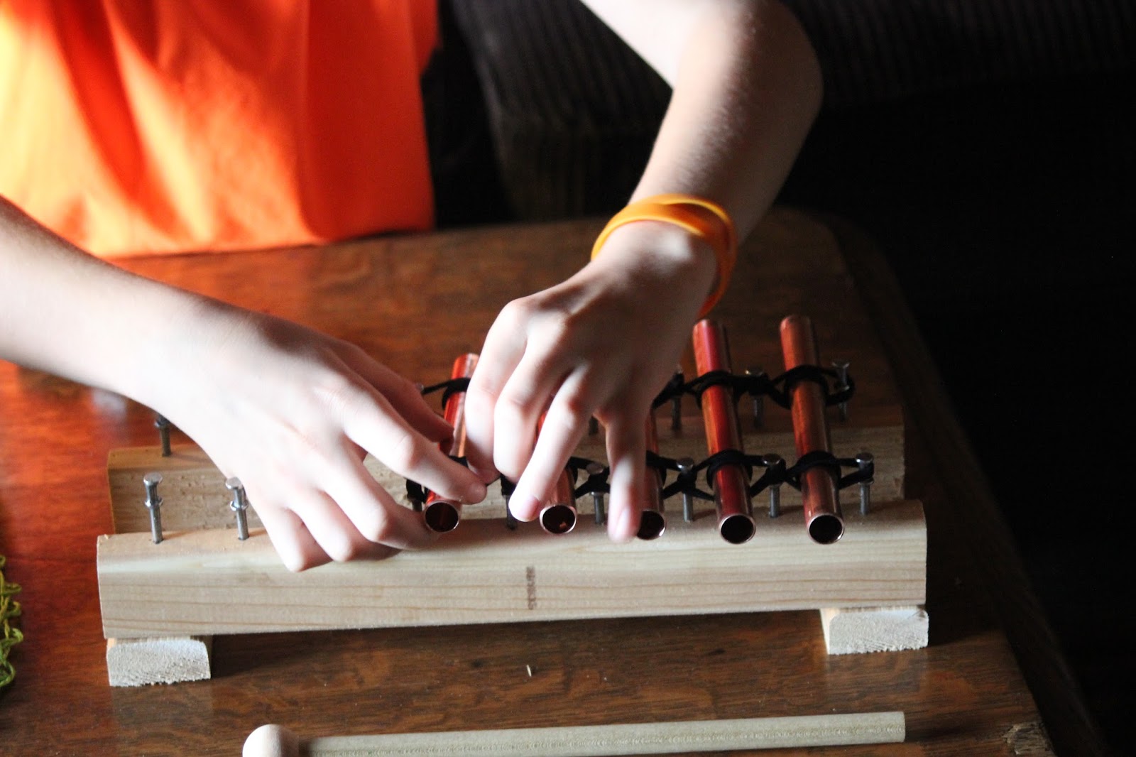 The Cabin Countess Making a Glockenspiel